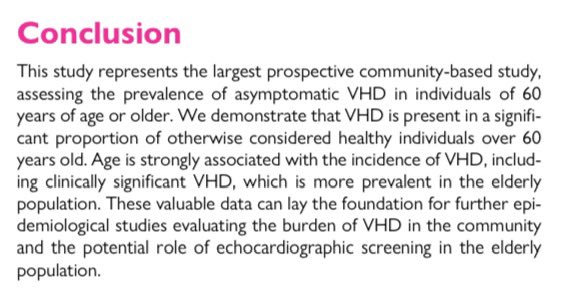 vass_vassiliou's tweet image. 1/2 How much asymptomatic & undiscovered valve disease is there?
A lot! 28% in fact.
See our latest work in #EHJ Imaging for our paper with #WIC @justvick
academic.oup.com/ehjcimaging/ad…
@mmamas1973 @DrMarthaGulati @purviparwani @AnastasiaSMihai @iamritu @Hragy @CMichaelGibson