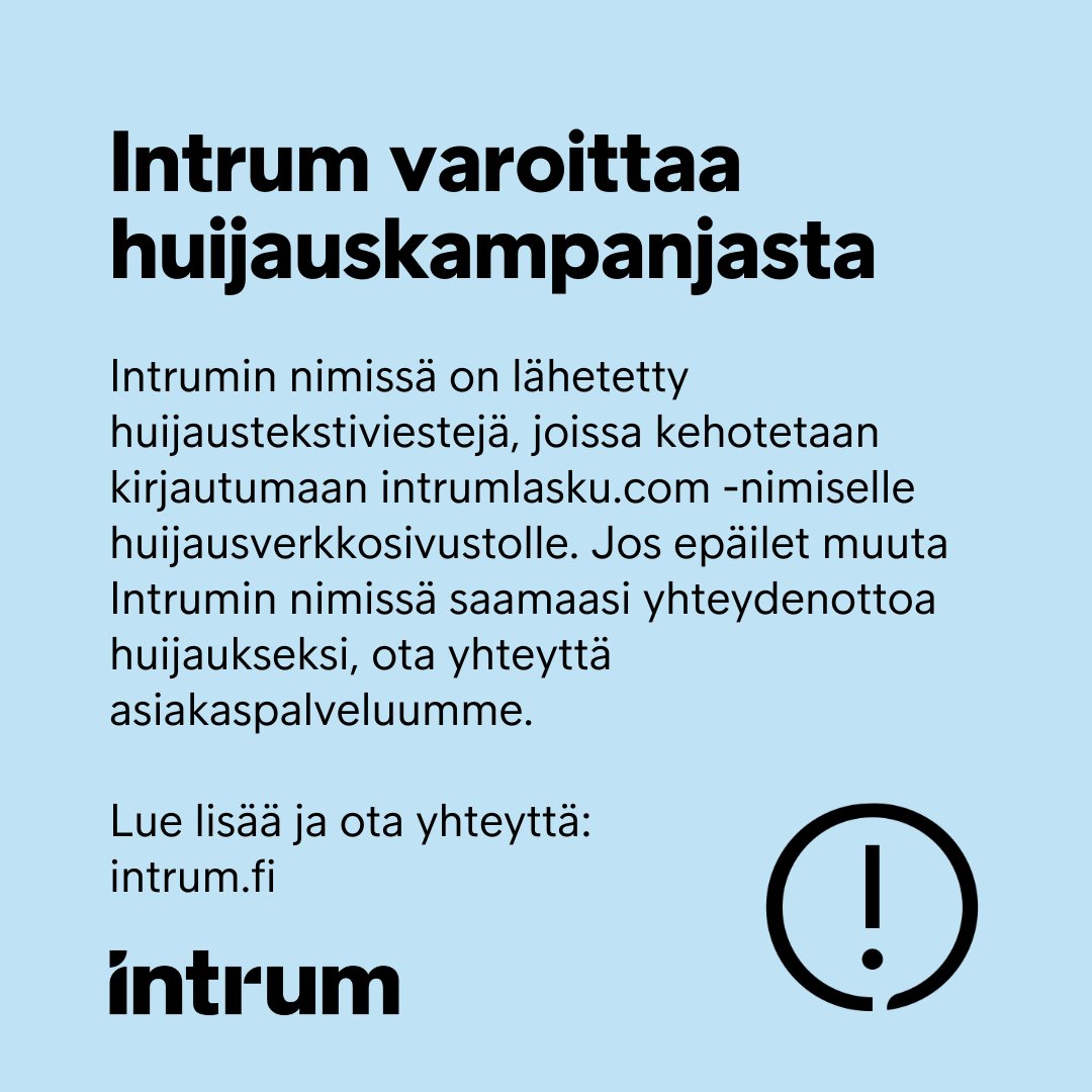 Intrum Suomi tweet media