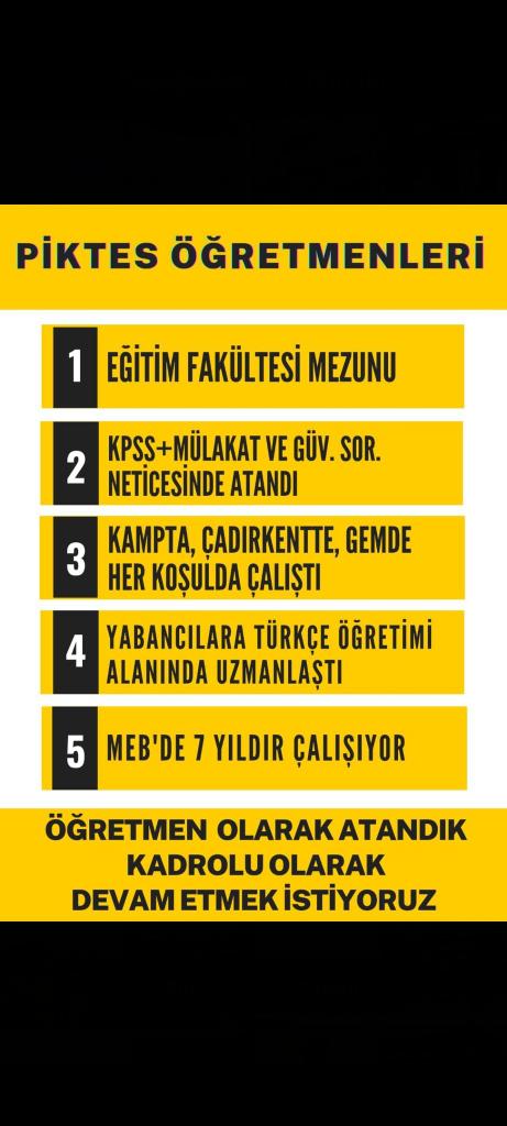 piktesogretmen's tweet photo. KPSS ve mülakat puanı ile göreve başlayan 8 yıldır kadrosuz çalıştırılan emektar Piktes öğretmenleri kadrolu bir şekilde Öğretmenlik Meslek Kanununda  yer almayı hakkediyor.
Siz değerli TBMMEgitim komisyonu vekilleri öncülüğünde Sayın Bakanımızın @Yusuf__Tekin ,bizi Öğretmenlik Meslek Kanununda unutmayacağına yürekten inanıyoruz.
#MeslektePiktesdeVar
@Akparti
@TBMMEgitim
@Yusuf__Tekin
@Suat_Ozcagdas
 @_aliyalcin_
@AbbasGucluTR