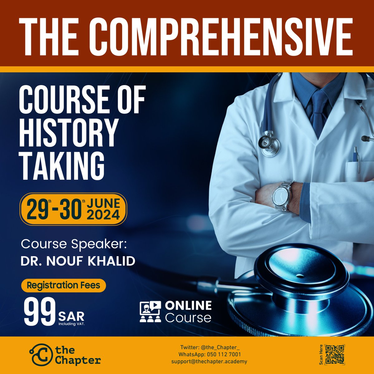 the_Chapter_'s tweet image. Learn from the best and master patient history taking with our expert-led course. 
Enroll today and elevate your clinical practice with comprehensive training. 
bit.ly/3XaiIJz
#HealthcareEducation #MedStudentLife