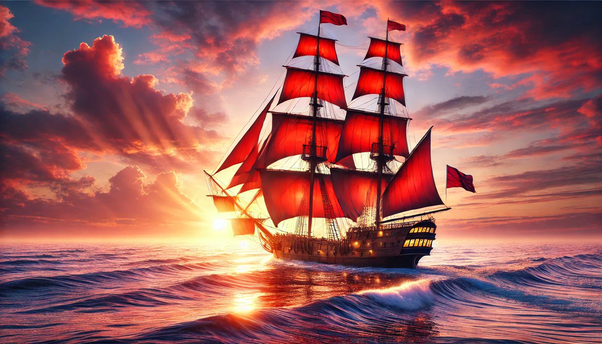 roamScope_space's tweet photo. Red sails signify adventure and romance on the open sea. Let your journey be filled with inspiration and endless possibilities. 🌊🚢❤️

#Adventure #Travel #ExploreTheWorld #Romance #Sailing #RedSails #Inspiration #RScS https://t.co/h0gxMLRqz0