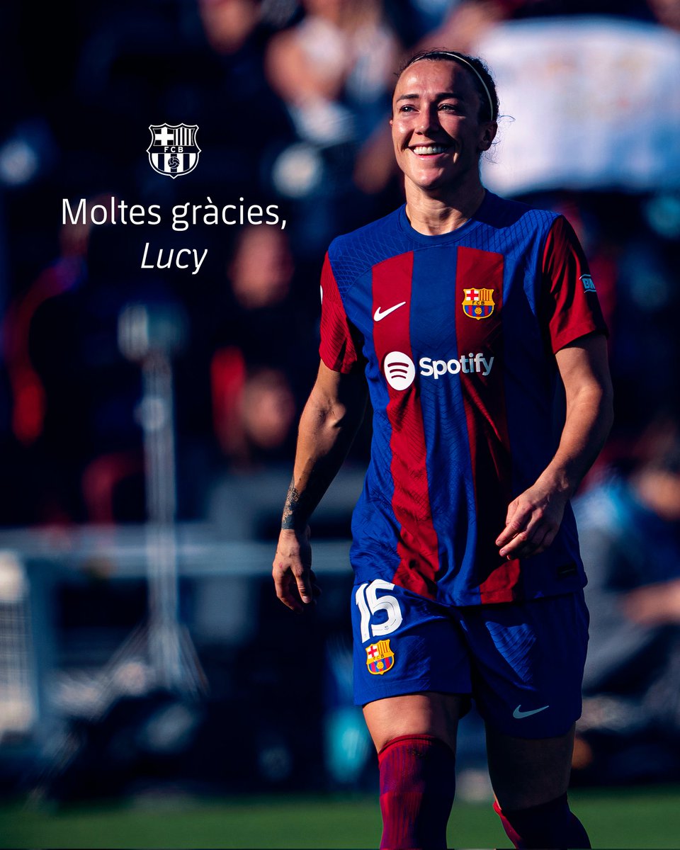 🚨 OFICIAL | Lucy Bronze no renovará su contrato con el Barcelona

🏆 En dos años como azulgrana, ha ganado 7 títulos de 8 posibles en 70 partidos: 2 Champions, 2 Ligas, 1 Copas de la Reina y 2 Supercopas de España