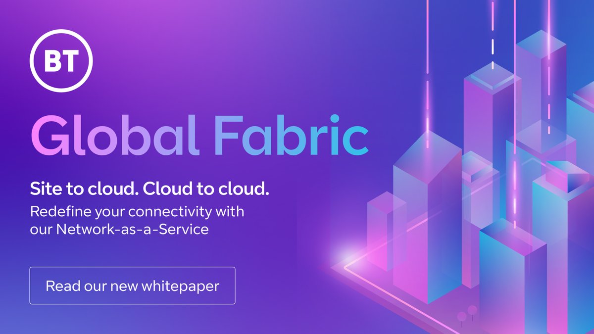 Download our whitepaper to find out how to you can future proof your connectivity with Global Fabric.

Follow this link here 👉bit.ly/3wGOylO

#GlobalFabric #Connectivity #BTMeansBusiness