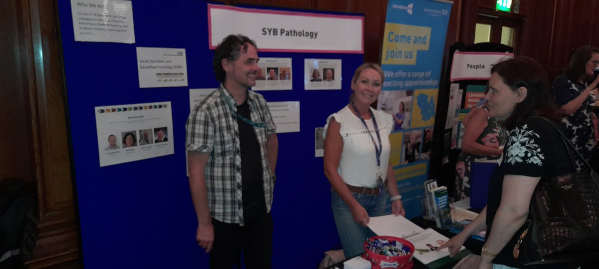 SYB_Pathology's tweet image. Our lovely SYB Pathology colleagues enjoyed meeting with NHS colleagues at the Sheffield Children's NHSFT 'Caring Together' event held yesterday focusing on how we, as a partnership, can provide a healthier future for children and young people
 #UKPathology #ProudtoWorkfortheNHS