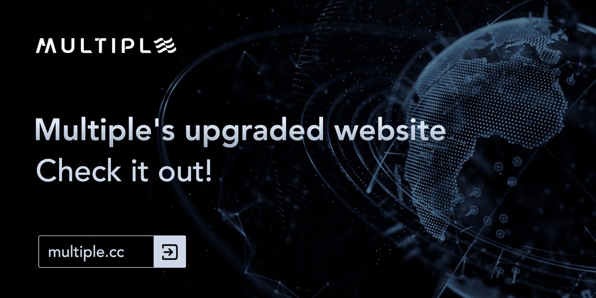 multiple_global's tweet image. 🚀Exciting news! Our official website is upgraded! 🌐
Start to explore #Multiple, a Web3 #DePIN project utilizing SD-WAN tech to create a robust network layer for seamless transmission of digital assets and data.
Check it out now: multiple.cc
#Blockchain #Tech