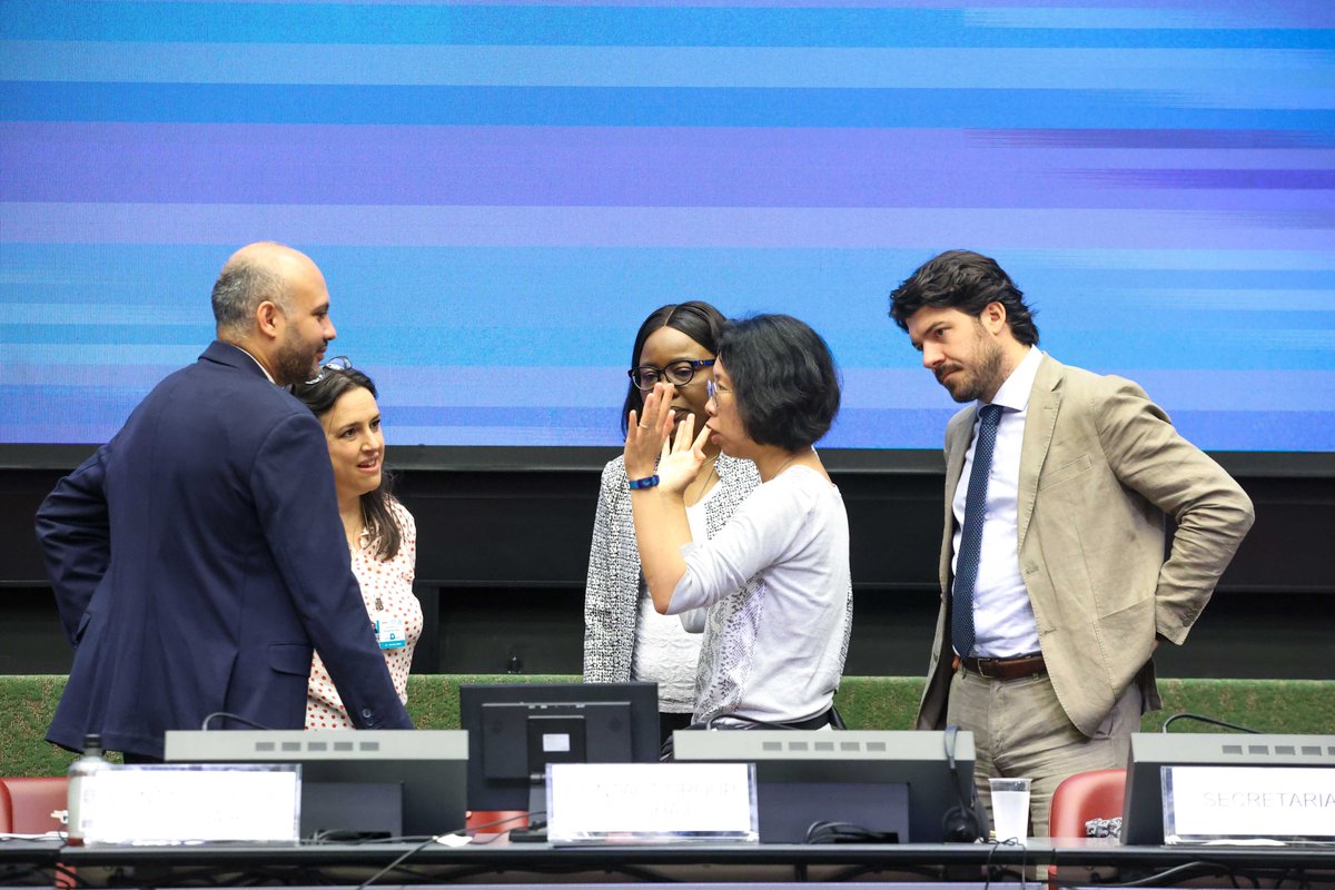 IISD_ENB's tweet photo. #BaselConvention contact groups consider improvements to implementation of #PriorInformedConsent and technical guidelines on #PersistentOrganicPollutants wastes.
@brsmeas #OEWG14 #pollution #waste https://t.co/nU12qTNkhx