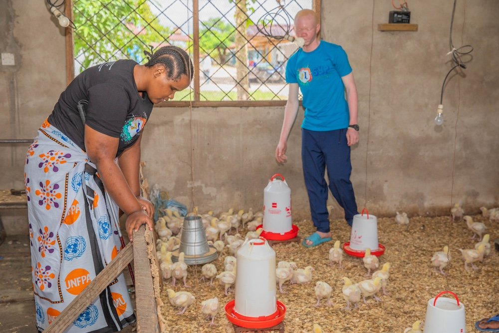 UNFPATanzania's tweet photo. It's incredible to see young people with disabilities breaking barriers and inspiring us all. 

Your determination and strength are changing the world.

Read about #UNFPASYP's work in #Tanzania🇹🇿:
https://t.co/2mJRHfv5qj https://t.co/n42cOPgVyE
