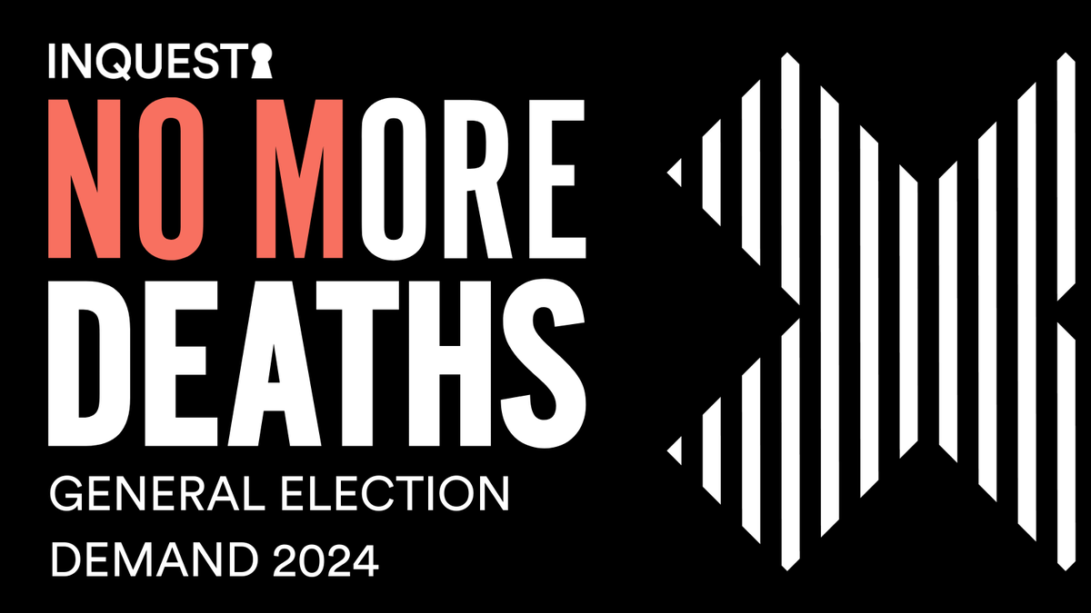 📢OUR 2024 GENERAL ELECTION DEMAND

🧵INQUEST is calling for a National Oversight Mechanism to address the growing number of preventable deaths in state custody or care.

This election is an opportunity to drive change and save lives.

#NoMoreDeaths