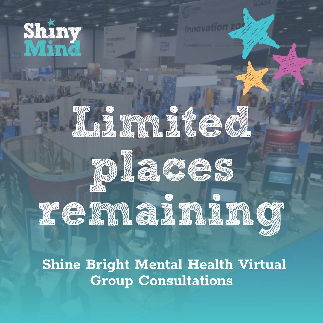 Due to the HUGE interest already shown, there are only a few limited places available for the next phase of our Shine Bright Mental Health Virtual Group Consultations 🤯 Our large scale solution for 100+ patients is revolutionising mental healthcare.

If you'd like to get