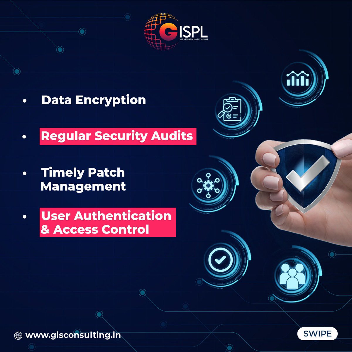 gispl_security's tweet photo. “Transform your business with GISPL’s Secured ERP Solutions. Our comprehensive, robust, and secure ERP systems streamline your operations, protect sensitive data, and ensure compliance, allowing you to focus on growth and innovation. #EfficientOperations #Compliance #TechSolution https://t.co/SypPrysG9a