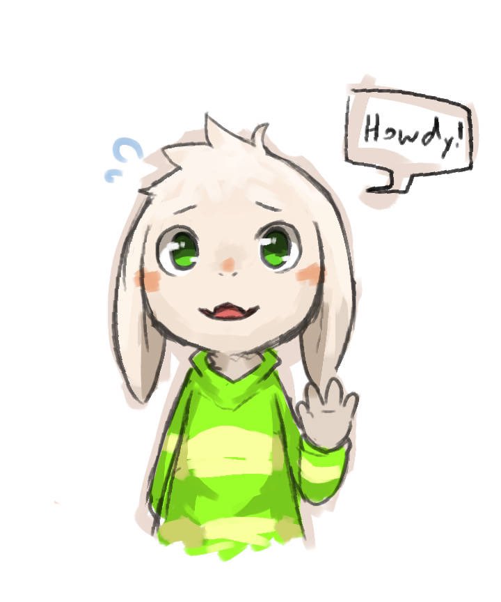 northwoooof's tweet photo. I just found out that people turning my old Asriel art into a haircut lol https://t.co/IPGjmZUDtC