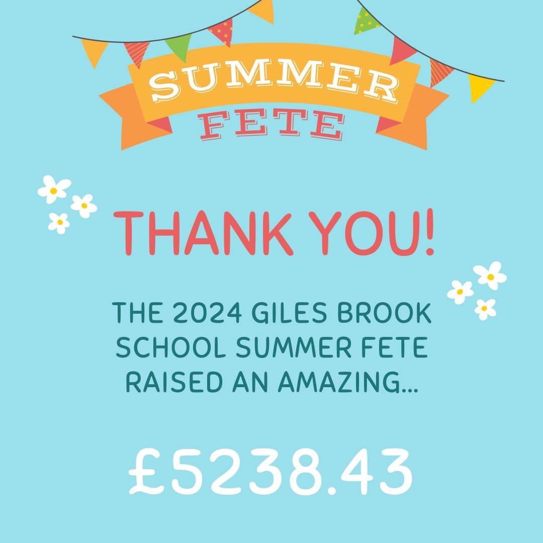 Thanks to all who came to our Summer Fete!
