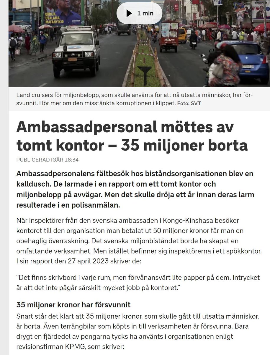 Att Sida är infesterat med korruption är varken överraskande eller särskilt nytt. Vad det här slaget av uppenbara korruptionsaffärer visar på är hur illa den interna kontrollen fungerar i verksamheter som drivs med en biståndsbudget där framgång mäts i hur mycket pengar man