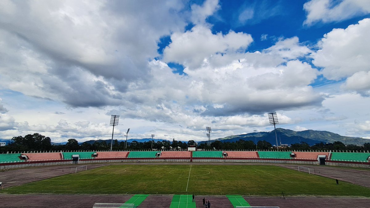 manipurfootball's tweet photo. The stage is set 🏟️

#CharityMatch #FootballForCause #ISl #ILeague #ManipurXI https://t.co/RZvW4lxQ8r