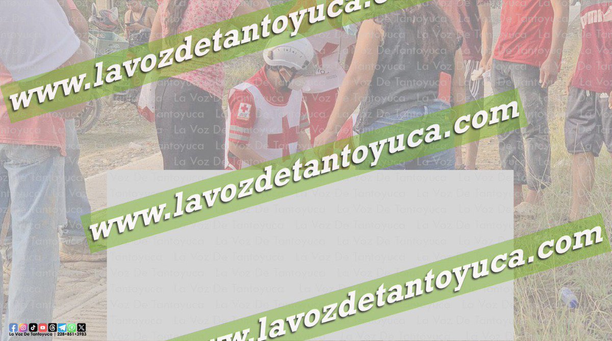 LaVozdeTantoyuc's tweet image. 🟥#SEGURIDAD ll Motociclista resulta les!0.-nad0 tras de.-rrape

𝐋𝐨𝐬 𝐝𝐞𝐭𝐚𝐥𝐥𝐞𝐬 𝐚𝐪𝐮𝐢́:👇
lavozdetantoyuca.com/98990.html/

#CODEP #InnovandoLaManeraDeHacerPeriodismo #UnaNuevaGeneraciónEnPeriodismo #LaVozDeTantoyuca #México #Veracruz #Tantoyuca