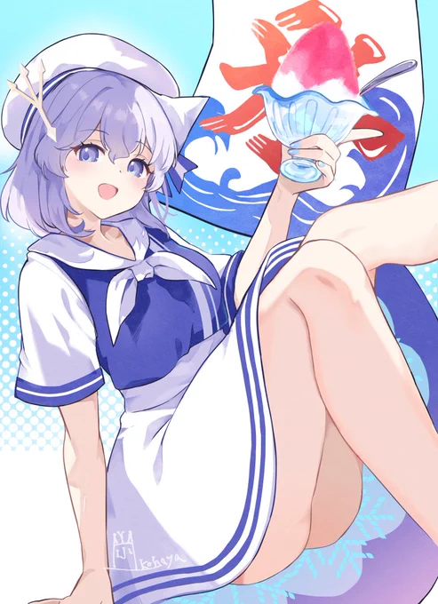 マリンルックのレティ、ご依頼ありがとうございました!#東方Project #skeb 