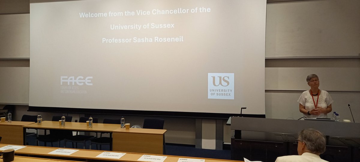 Another exciting day at the FACE Conference beginning with a presentation by the Vice-chancellor of the University of Sussex #FACE2024 #Universityofsussex