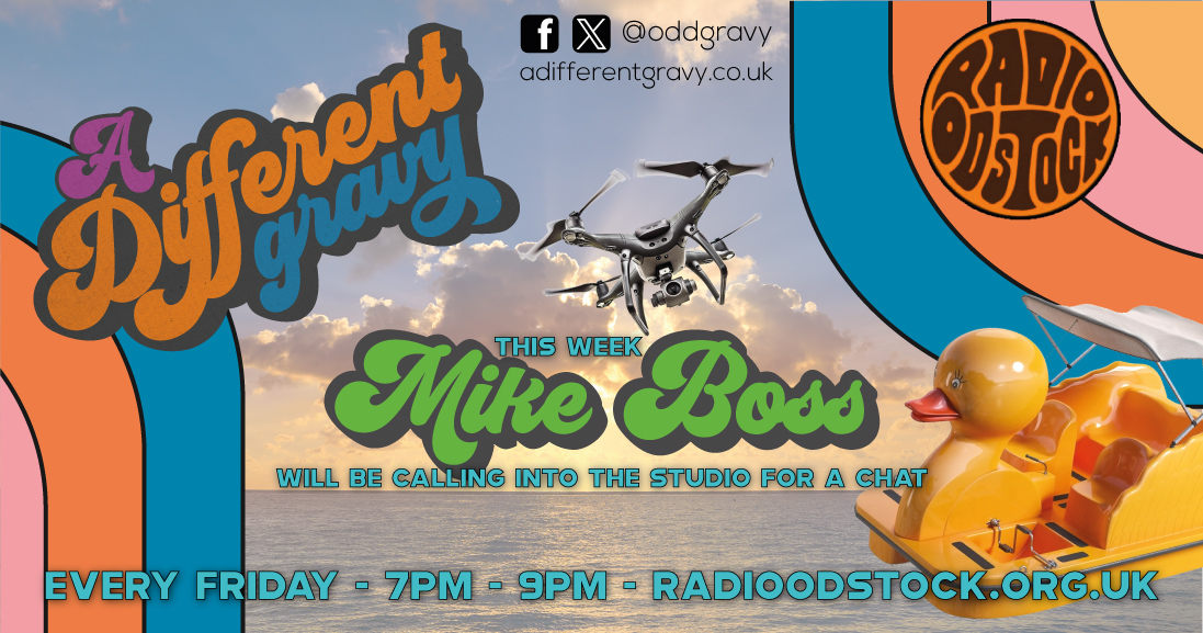 This Friday evening from 7 pm, I'll be serving up our usual mix of games and great music. I'll also be joined in the studio by Mike Boss of <a href="/bosscorp/">The Boss Corporation</a> where we'll be chatting about a drone and a duck pedalo!
Live on <a href="/OdstockRadio/">Radio Odstock www.radioodstock.org.uk</a> radioodstock.org.uk