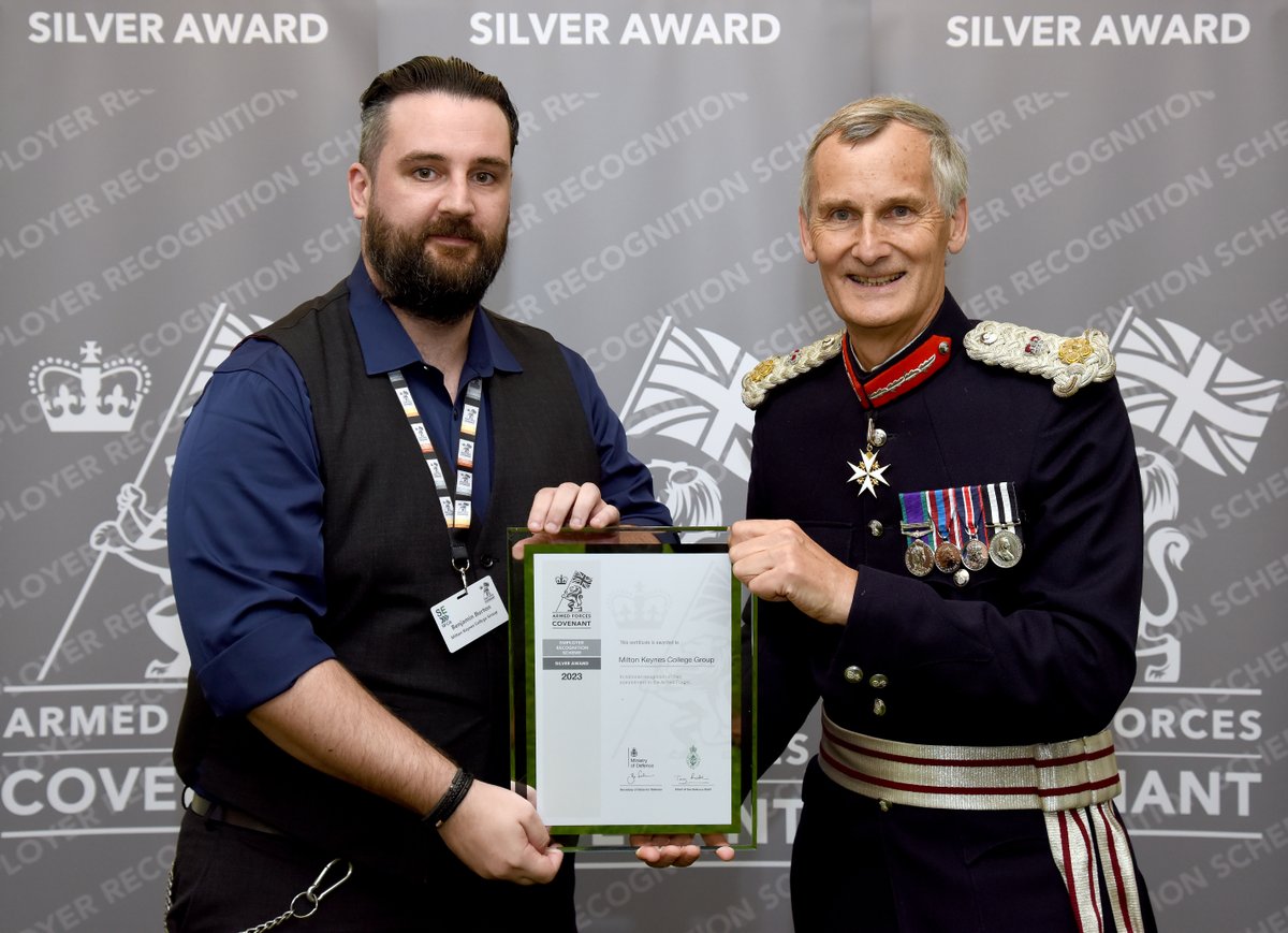 "It's #ArmedForcesWeek, a time to show our support to our Armed Forces community. We're proud to hold the Silver Award for the Armed Forces Covenant and to offer colleagues Service Champions training to raise awareness and champion all things Armed Forces.

#ArmedForcesCommunity"
