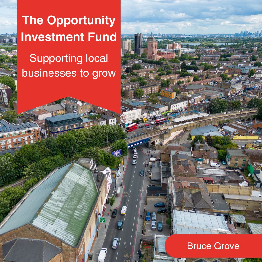Have you heard of The Opportunity Investment Fund? 

It’s a lone available for small to medium sized businesses operating in Haringey. Loans are typically from £50,000 to £300,000. 

Find out more haringey.gov.uk/business/start…