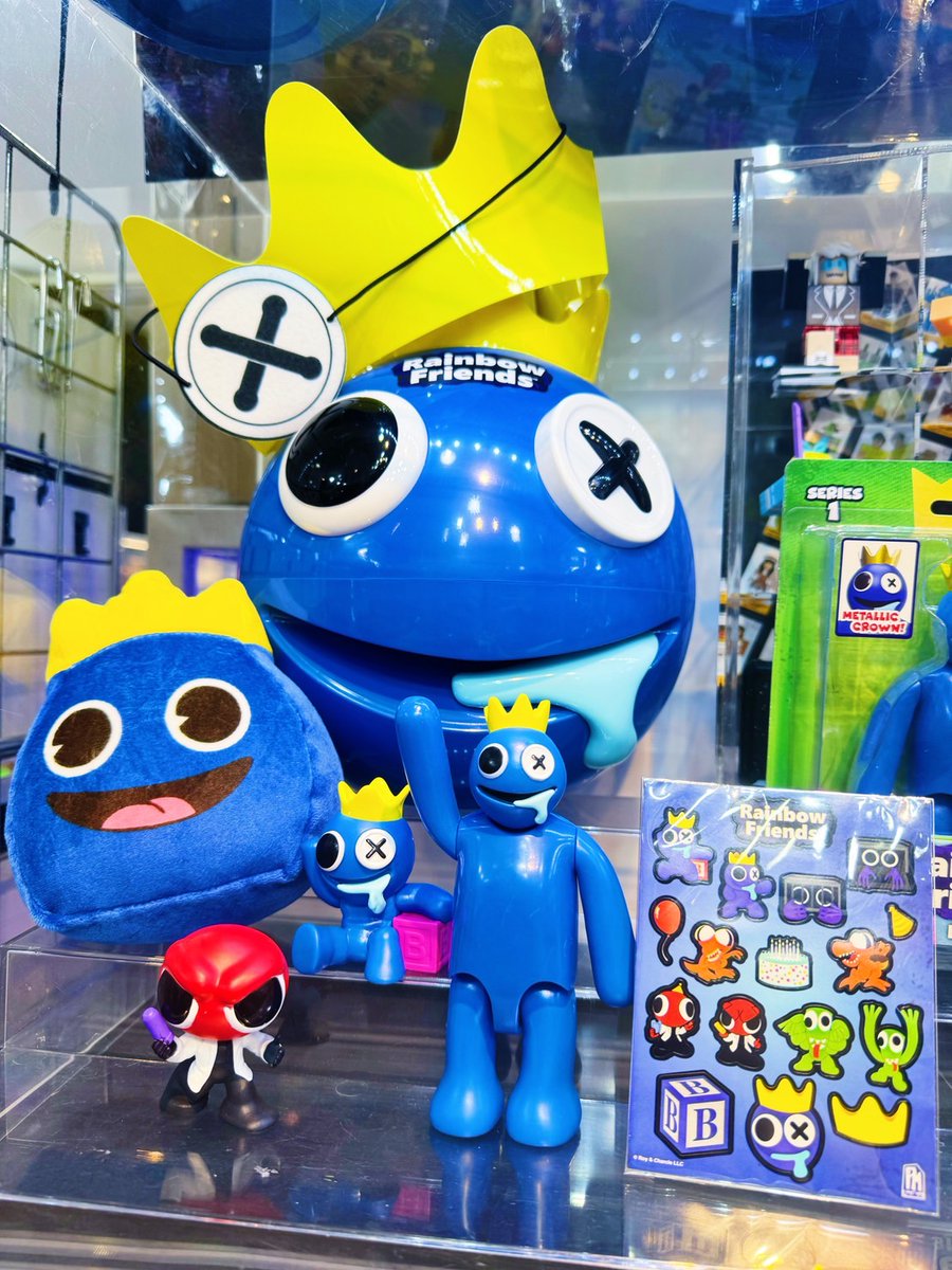 5階売場に新入荷🎵 #RainbowFriends ✓アクションフィギュア ブルー