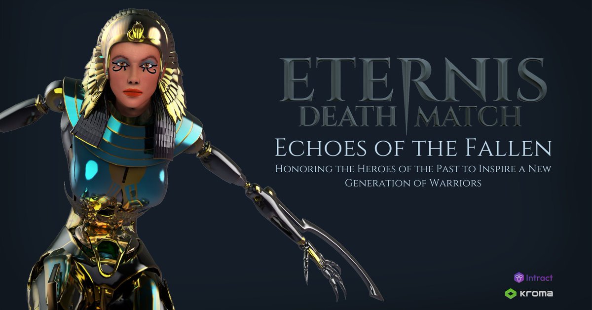 Eternis: Death Match (@play_eternis) on Twitter photo 🚨 Kroma Pro Gamer Season 2 LIVE! 🚨
🔥 We're excited to be part of it with our campaign "Echoes of the Fallen"
⚔️ Join us now on @IntractCampaign and become a true warrior together with <a href="/kroma_network/">Kroma (✳️_✳️)</a>!
intract.io/events/667bec0…
#Eternis #Kroma #Interact #ProGamerSeason2 🚨 Kroma Pro Gamer Season 2 LIVE! 🚨
🔥 We're excited to be part of it with our campaign "Echoes of the Fallen"
⚔️ Join us now on @IntractCampaign and become a true warrior together with <a href="/kroma_network/">Kroma (✳️_✳️)</a>!
intract.io/events/667bec0…
#Eternis #Kroma #Interact #ProGamerSeason2