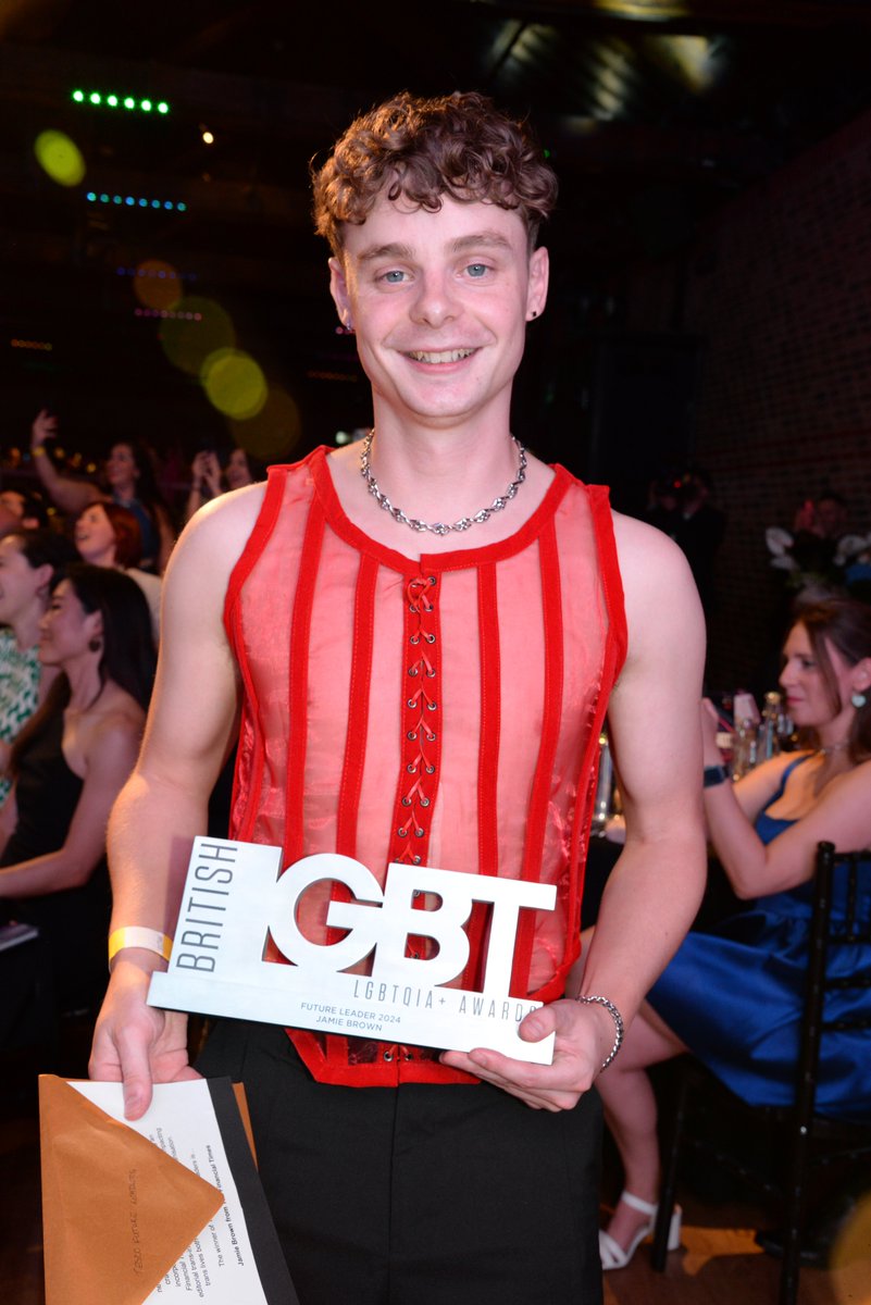 Congratulations to Jamie Brown-Leader of FT's LGBTQIA+ network, FT Proud, for winning the Future Leader award at the <a href="/BritLGBTAwards/">British LGBT Awards</a> 🏆🎉👏#diversity #inclusion