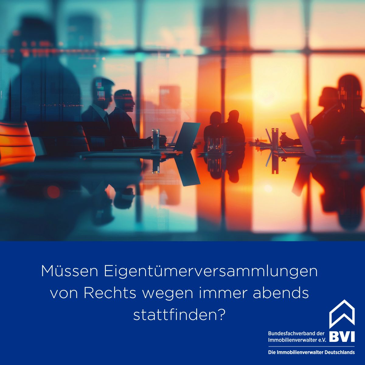 Nicht zwingend. Die Rechtsprechung gesteht #Immobilienverwaltern mehr Handlungsspielraum bei der Festlegung des Zeitpunkts zu, als den meisten bewusst ist. In unserer aktuellen Pressemeldung haben wir als #BVI die Rechtslage für #Verwalter gesichtet: t1p.de/la594