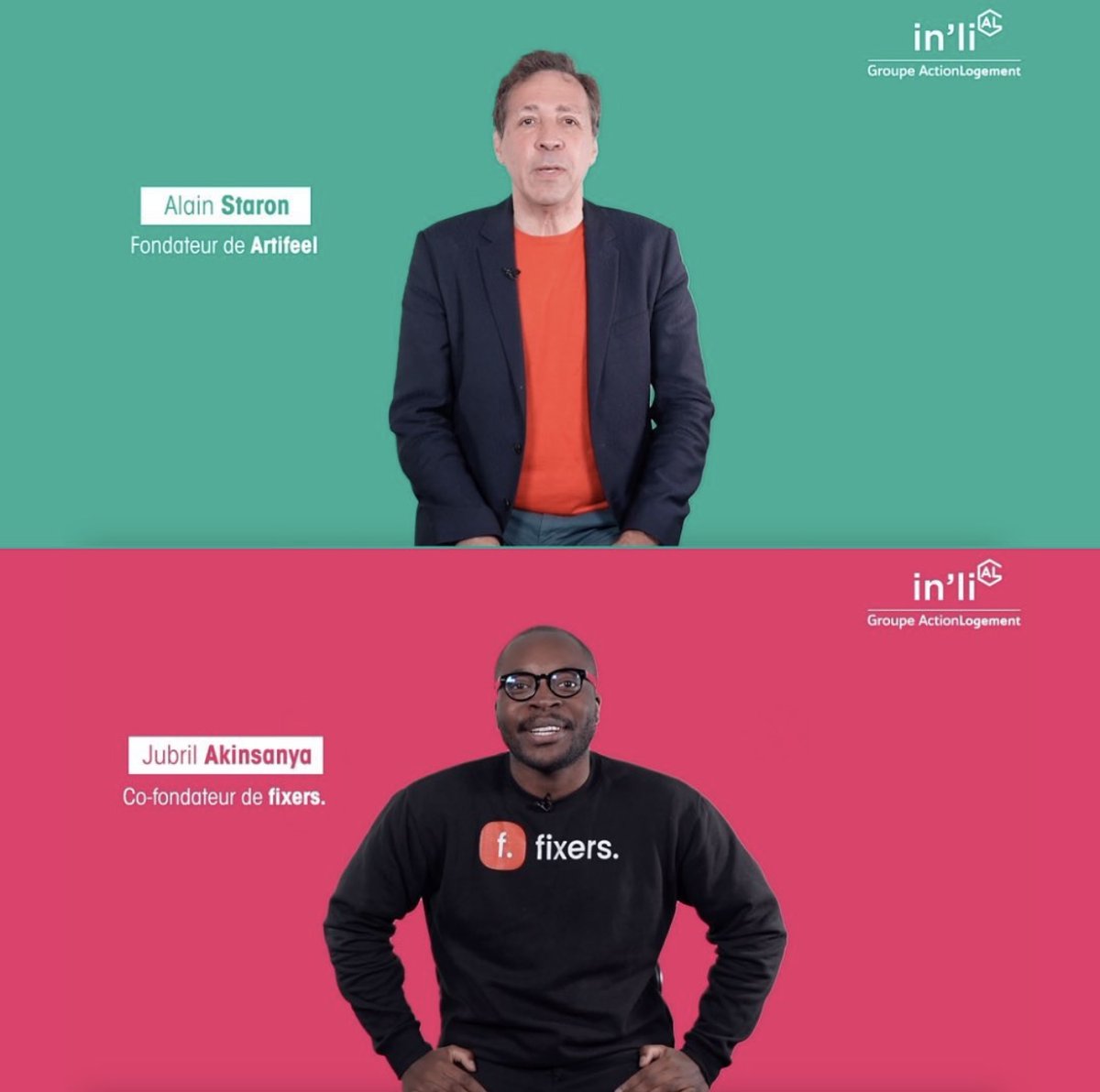 Très belle production de pitchs face caméra portés par les fondateurs d'entreprises incubés au sein de l'in'li LAB @actionlogement_france 

Une bonne préparation éditoriale, du coaching en direct, des intervenants passionnés ...👌🚀