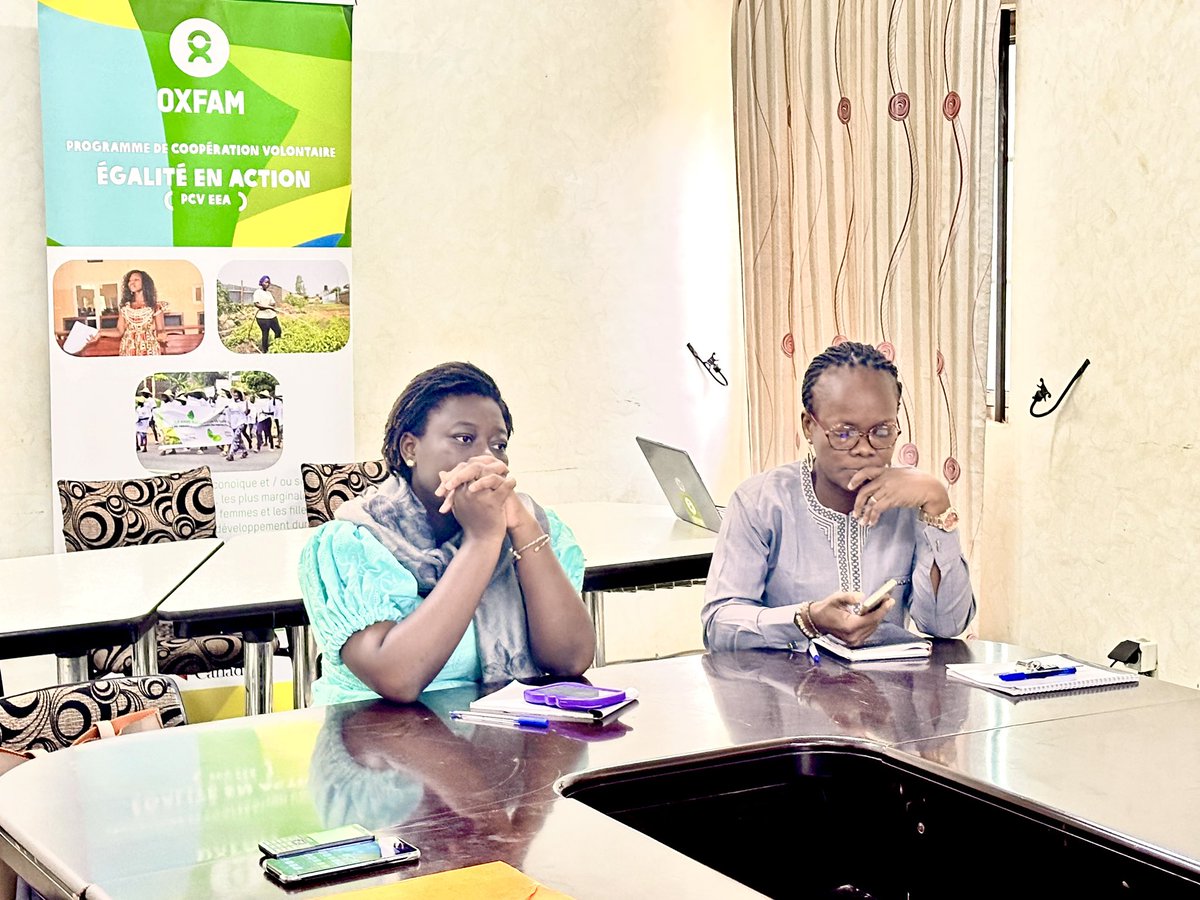 OxfamAuBenin's tweet photo. 🔍 Oxfam au Bénin et @ROAFEM en action ! Recherche participative sur l'application de la loi N°2011-26 du 9 -01-2012 avec les acteurs judiciaires de Lokossa, la police républicaine et les CPS.
Ensemble pour un avenir plus sûr et égalitaire. 💪 #ROAFEM #Oxfam #JusticeDeGenre https://t.co/9Ri7qsl6a8