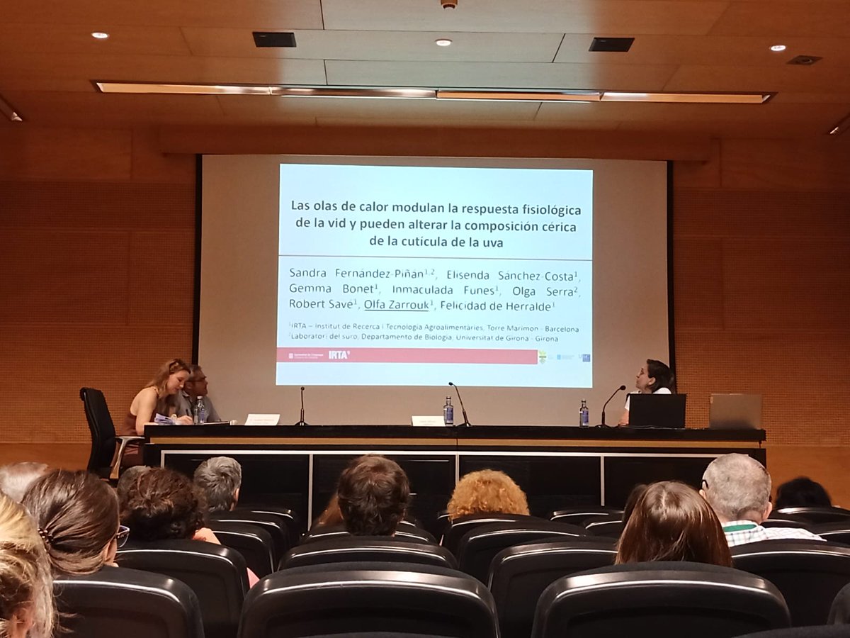 Ha sido un verdadero placer atender las #VJornadasdeViticultura, reencuentrar amigos y compañeros y disfrutar las excelentes charlas a lo largo de estos 2 días. 🍇Grupo de #Viticultura - Programa Fruticultura <a href="/irtacat/">IRTA</a>