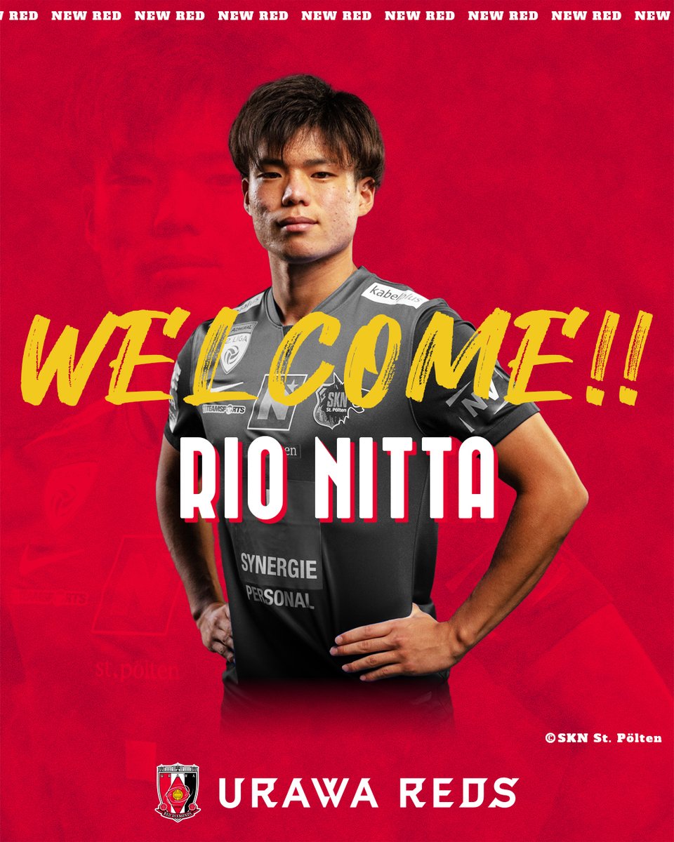 REDSOFFICIAL's tweet photo. ♦️Welcome to URAWA REDS♦️

このたび、二田理央選手(21歳)がSKNザンクト・ペルテン(オーストリア2部)より完全移籍で加入することで合意いたしました。

♦️詳しくはこちら
https://t.co/0lrFUZBtDl

#二田理央🔴⚪️⚫️
#urawareds #浦和レッズ #WeareREDS https://t.co/KHQD837X51
