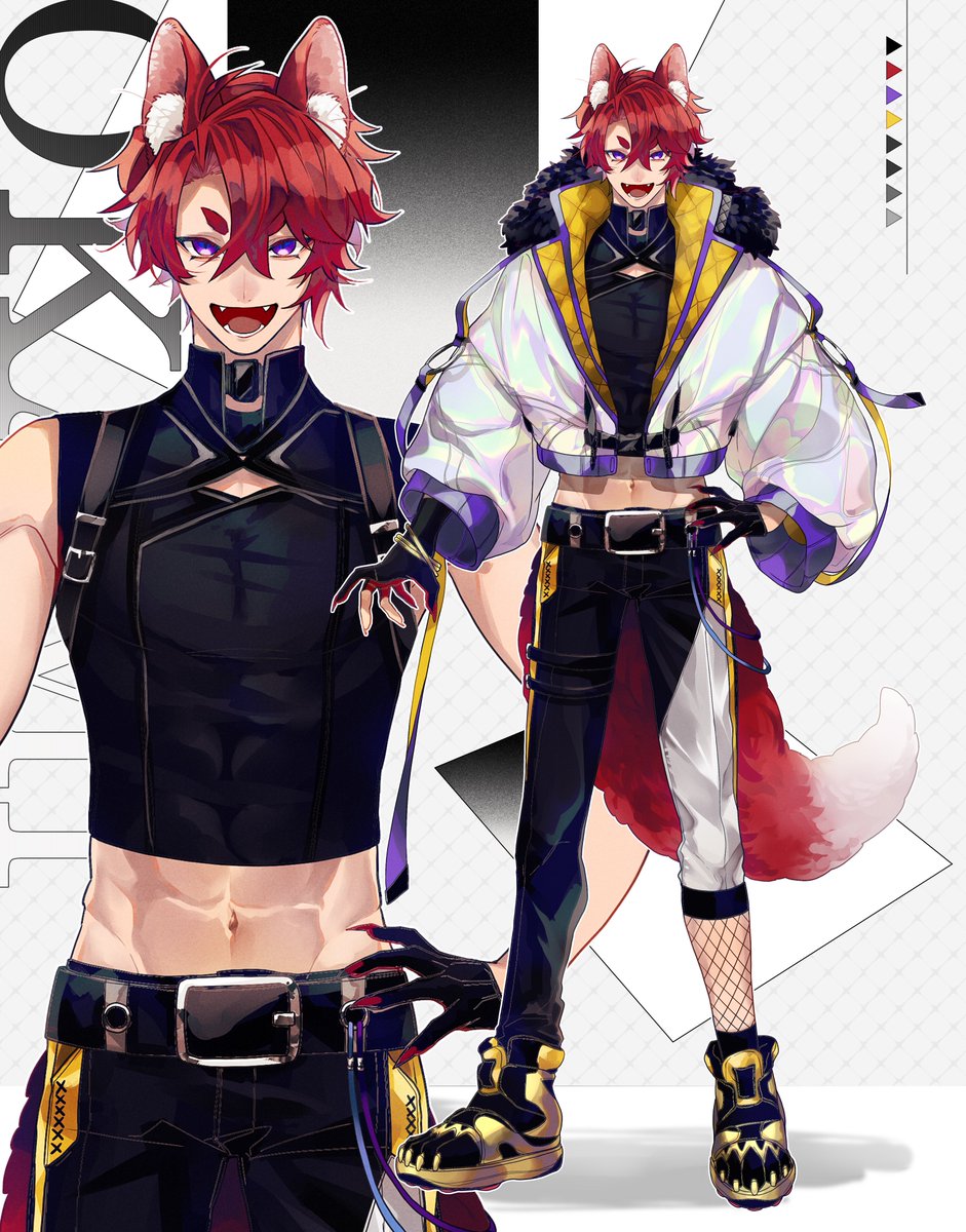 「コスプレイヤー兼狼の獣人Vtuberの女将です! 2.5次元最強エンターテイナー」|女将🐺❤️‍🔥4/1アコマルD17🥳通知❌のイラスト