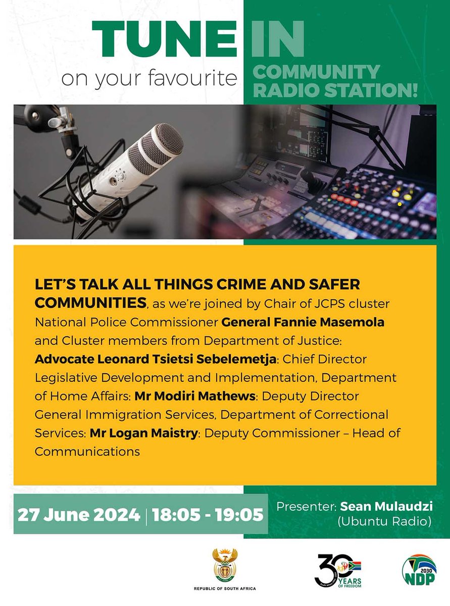 Justice, Crime Prevention & Security Cluster tweet media