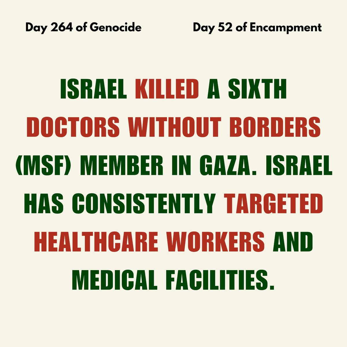 OxAct4Pal's tweet photo. ISRAEL TARGETS HEALTHCARE WORKERS (1/2) https://t.co/VmZ92bJCUl
