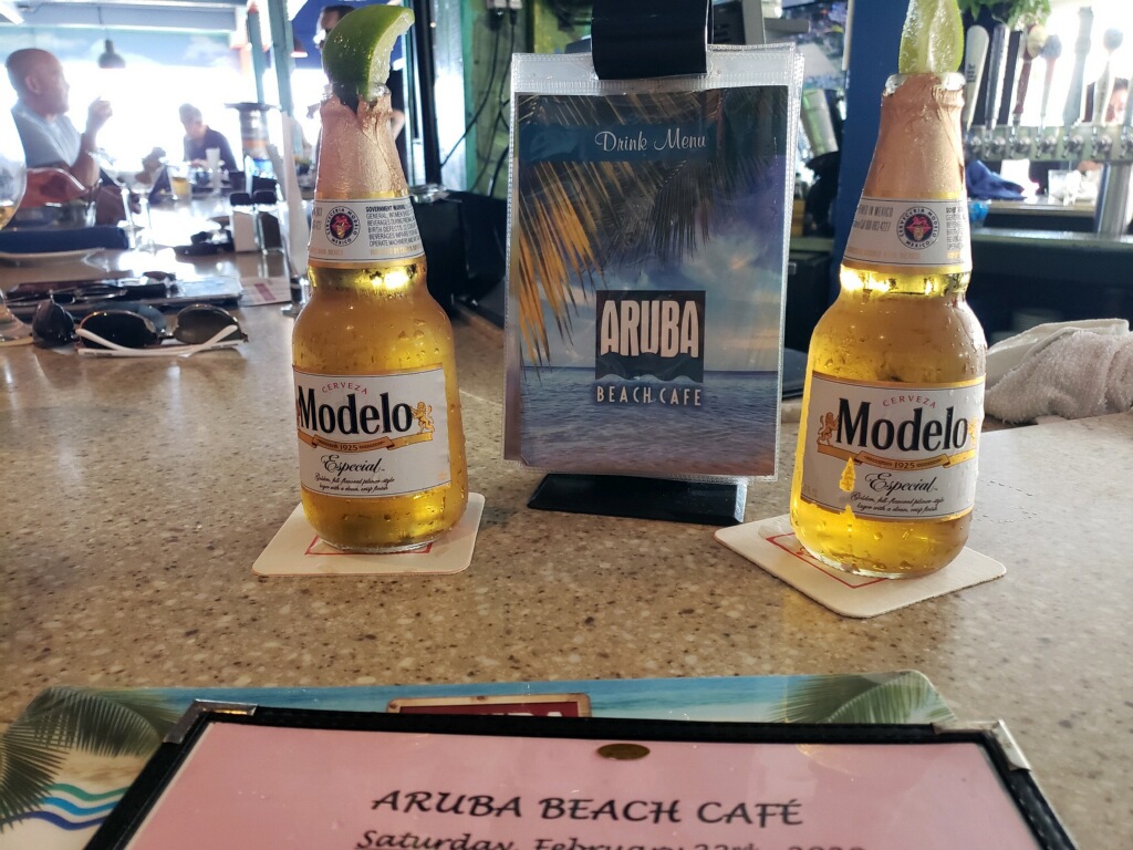 Beer is made from hops. Hops are plants. Beer = salad. You’re welcome! 🤣🍻 Join us for Happy Hour 4-7pm 50% off select drinks at the bars &amp; cocktail tables. Appetizers starting at 4.95. 🌺🌊🌴 #livemusic #beachside #islandcocktails #southflorida #lbts #arubabeachcafe