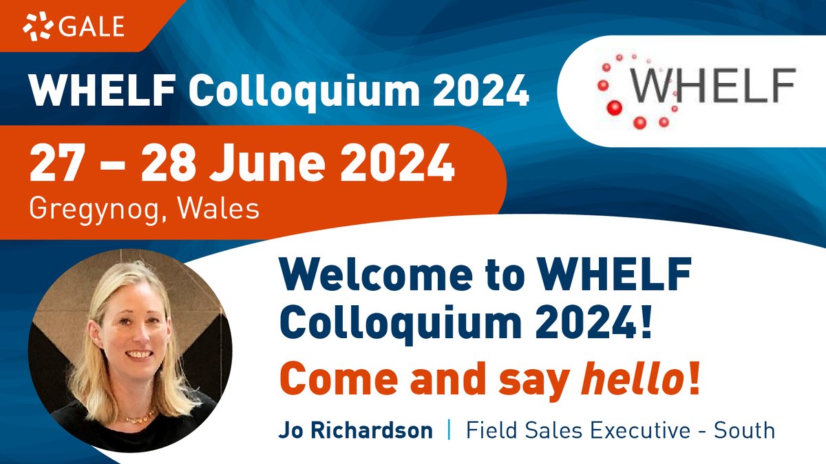 Gale Cengage (@galecengage) on Twitter photo The <a href="/WHELFed/">WHELF (no longer active here)</a> Colloquium starts today and has returned to Gregynog! Gale rep @GaleEMEAJo will be there, do come and say hello! #whelf #conference #libraryresources #gregynog The <a href="/WHELFed/">WHELF (no longer active here)</a> Colloquium starts today and has returned to Gregynog! Gale rep @GaleEMEAJo will be there, do come and say hello! #whelf #conference #libraryresources #gregynog