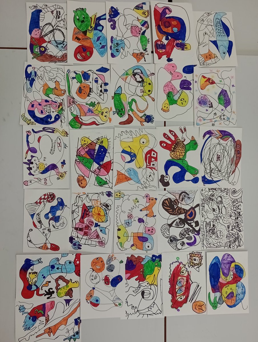 HighdownArt's tweet photo. Y6 day Art https://t.co/6pYqeXYbYF