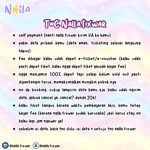 _othernalla's tweet photo. ✯ OPEN TICKETING SERVICE ✯
by; nalla.tixwar
NARUTO ORCHESTRA CONCERT
Saga From Our Childhood : Naruto Chapter
📝 Performance Hall FBSB UNY
🧷 fee 100/tix
🧷 self payment
🧷 pakai data kamu sendiri
🧷 no DP for booking slot❌
WAJIB baca TnC. more info? kindly dm us! ✯ https://t.co/tnMI1XrXjX