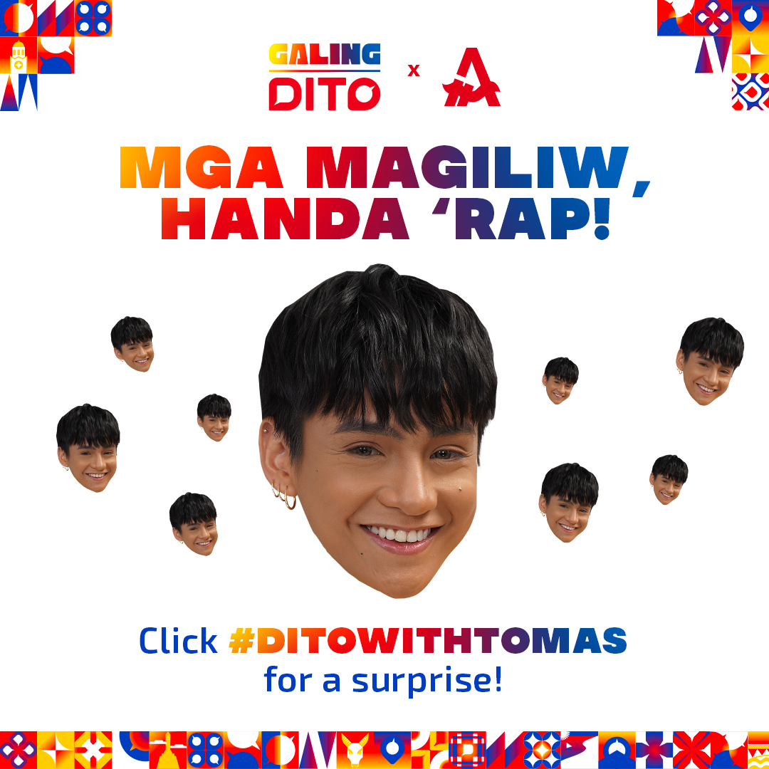 DITOphofficial's tweet photo. Handa 'rap, mga Magiliw!

Only 5 hours left for you to click on #DITOwithTomas for a surprise on his birthday today! ❤️💙💛

Happy birthday, @thisisnotomas 💖 https://t.co/jKfmluunnK