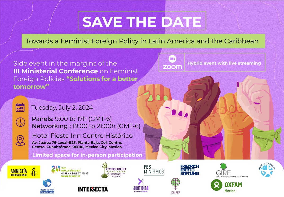 OxfamEU's tweet photo. Today's #EUCO will decide who will lead the EU’s foreign policy.

This person must champion a #FeministForeignPolicy!

That means:
⚖️ Gender justice
👥 Safeguard human rights
🗣️ Amplify marginalized voices
🗺️ Prioritise decolonisation

Join us online 🔗 https://t.co/TEDlCqZx0Q https://t.co/E8AuFl1A7D