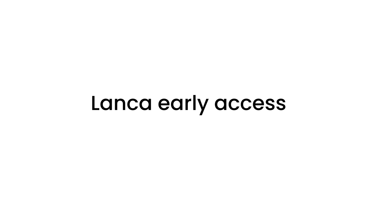 WorldofCrypto_1's tweet photo. Fill out Lanca early access form now before it closes.

https://t.co/h1lW6Dd7ok https://t.co/wN6JO447w9