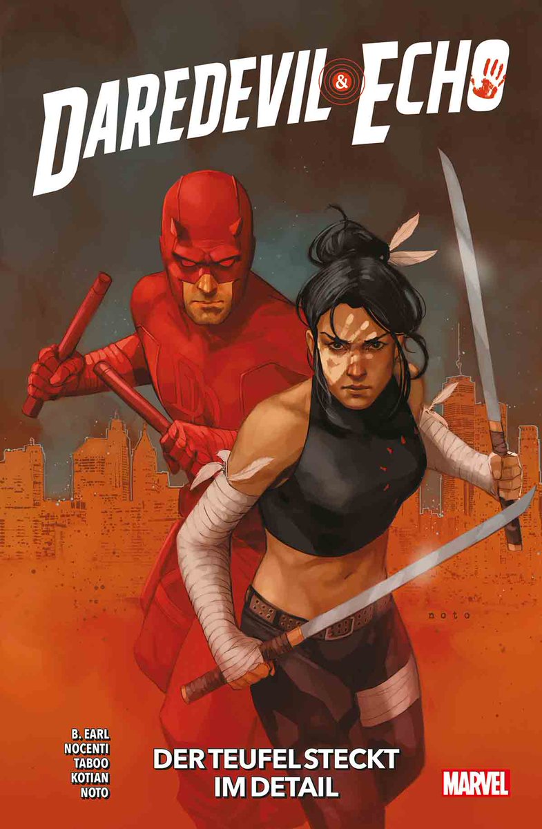 Comicleser's tweet photo. "Daredevil &amp; Echo: Der Teufel steckt im Detail" im @PaniniVerlag; von Autor Taboo (Black Eyed Peas) &amp; Zeichner Phil Noto; Rezi: https://t.co/pbSJUGvAtL
#Daredevil #Echo #MarvelComics @TabBep @MarvelDE https://t.co/citsBr4GAX