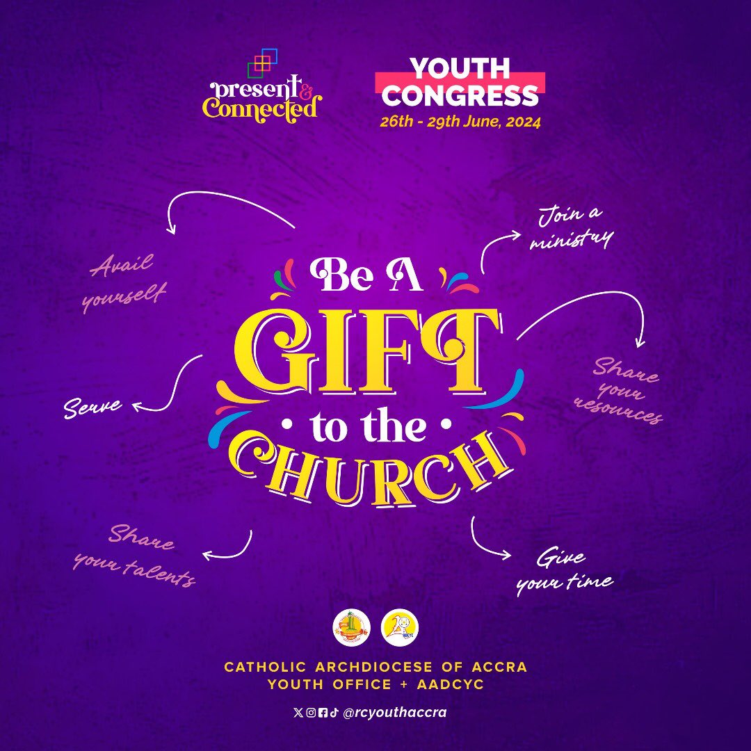 rcyouthaccra's tweet photo. #PresentAndConnected
#AccraCatholicYouthCongress https://t.co/K2HUwvu1Fi