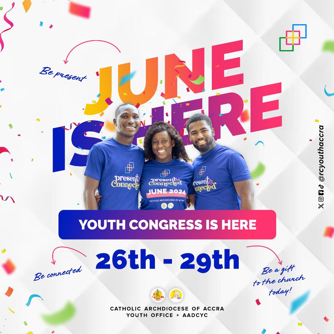 rcyouthaccra's tweet photo. #PresentAndConnected
#AccraCatholicYouthCongress https://t.co/K2HUwvu1Fi