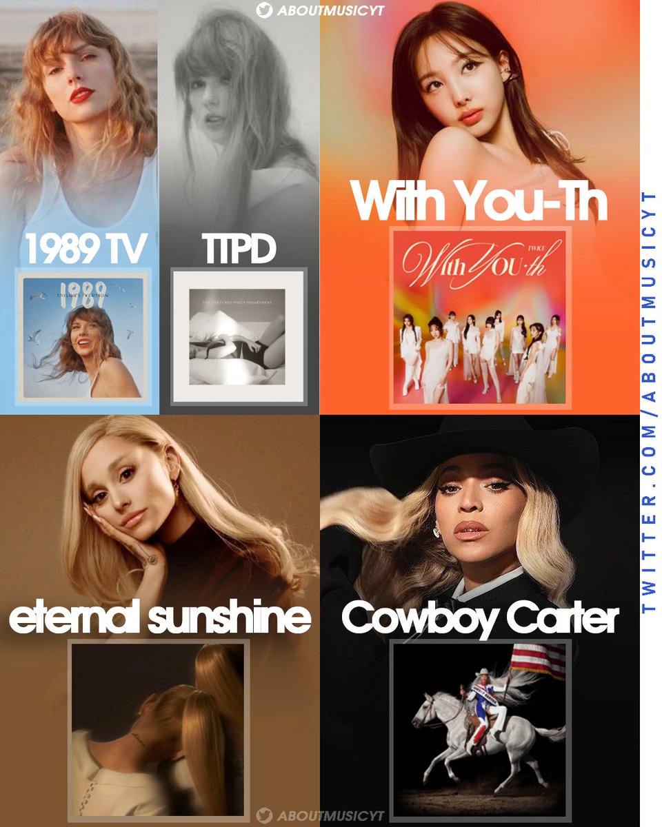 Female albums that reached #1 on Billboard 200 in 2024: