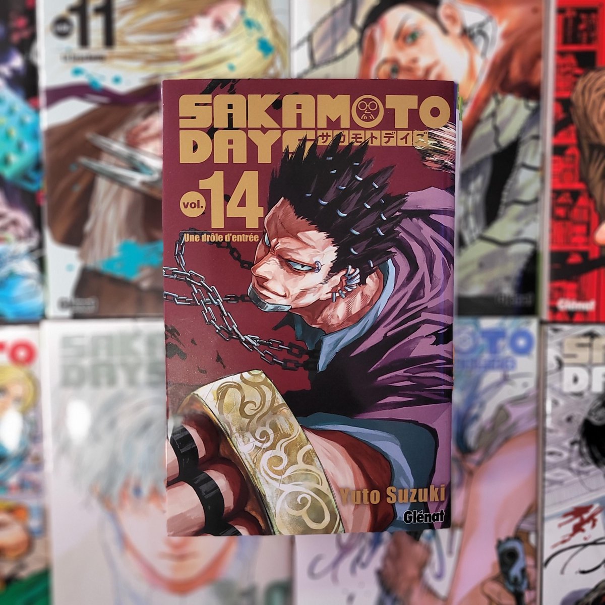 Le trio infernal de la JCC, Sakamoto, Nagumo et Akao doivent faire équipe avec Uzuki. Mais que cache ce dernier ?

Le tome 14 de Sakamoto Days sera disponible dès le 3 juillet !!

➡️ glenat.com/shonen/sakamot…