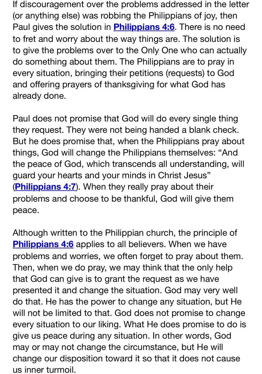 serhwah's tweet photo. Be careful for nothing; but in every thing by prayer and supplication with thanksgiving let your requests be made known unto God. And the peace of God, which passeth all understanding, shall keep your hearts and minds through Christ Jesus.
Philippians 4:6-7 KJV https://t.co/onpxWy23ma