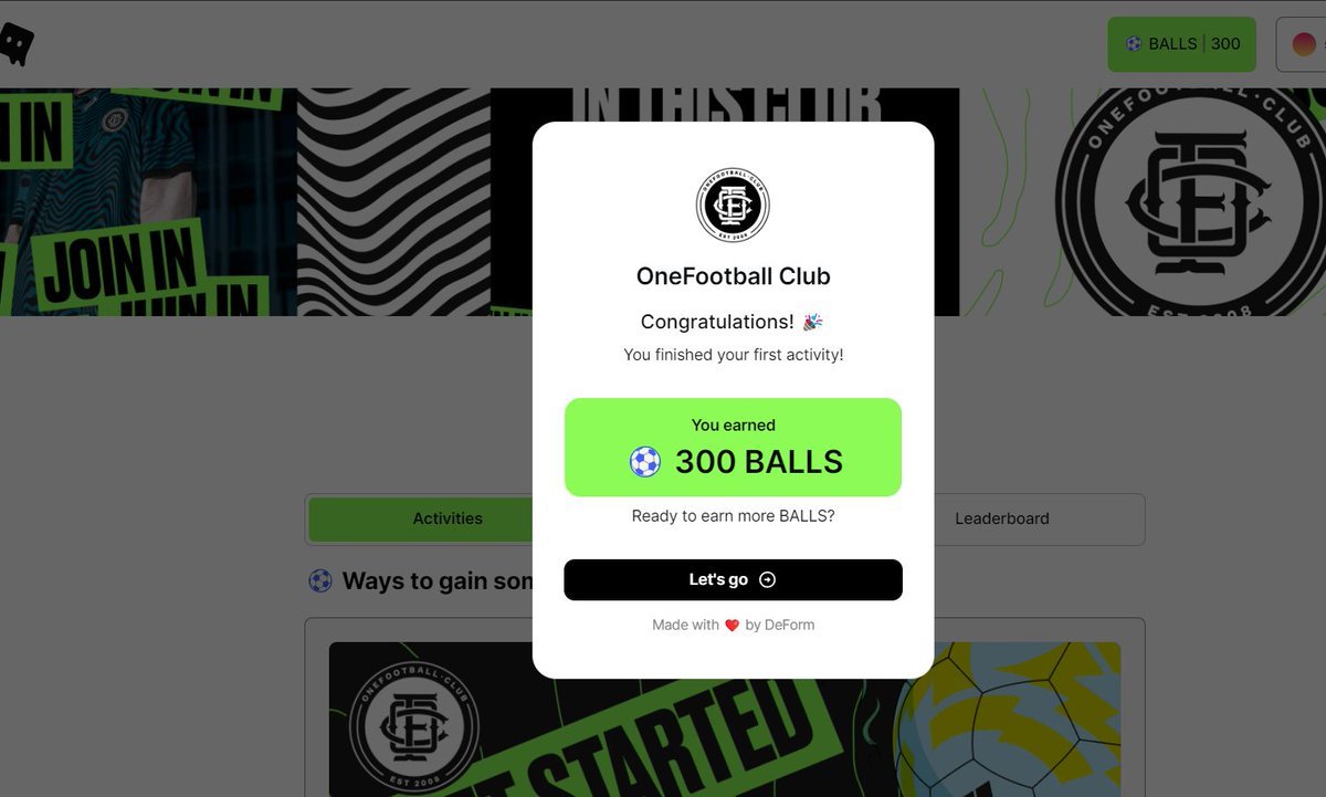 SecretoDefi's tweet photo. La posibilidad de farmear airdrops desde la etapa inicial seguirán apareciendo si o si, tanto en mainnet cómo en testnets 😉

Es por eso que hoy traigo una oportunidad para participar en un farmeo TOTALMENTE GRATIS ‼️

Si, se trata de una testnet que ha levantado nada más y nada menos que +$300M 🤯

No sólo eso si no que algunos de sus partners son Adidas, Animoca Brands, etc

Así que, vamos con el paso a paso 👇

· Regístrate con tu wallet: 

🔗 https://t.co/ekn4N93KRv

Simplemente con este registro habrás obtenido 300 BALLS (balls = puntos = tokens)

· Ahora, en la sección activites, vas a poder ir completando acciones para conseguir más balls

En cada tarea te va a poner cuanto vas a conseguir, son todas off-chain en X, Warpcast...

Tienes un check-in diario donde puedes conseguir 5 balls, así que si te quieres diferenciar de momento, ese es el punto 

Además, si eres futbolero puedes jugar a la quiniela en esta Euro2024 y empezar a ganar tokens $DEGEN 🪂

De momento hay poco más de 100k wallets haciéndolo así que dadle caña 🔥

Podrás ir viendo tu posición en el ranking que hay

Podéis dejar vuestras invitaciones en los comentarios del post y ayudaros entre vosotros 💪

¡Eso es todo!