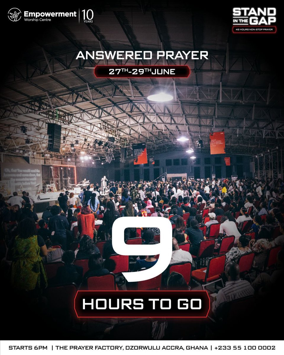 ewclife's tweet photo. 9 hours from now we will be lifting up a cry to God in prayer.
____
There will be an answer
#9HoursToGo
#STAND48 #48HOURSOFNONSTOPPRAYER https://t.co/JnC76pNn1F